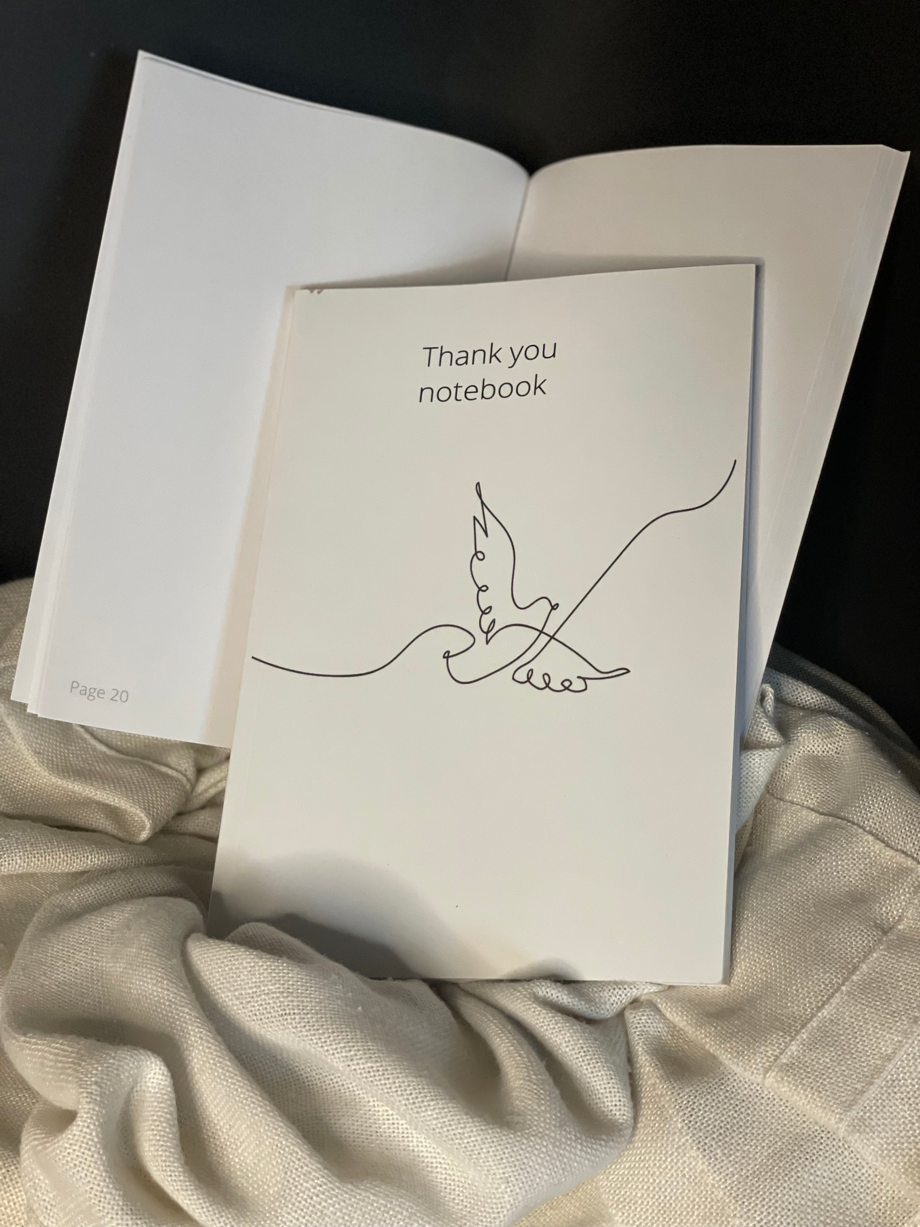 String Notebook Thank Thank you Notebooks – Iridescent Bands